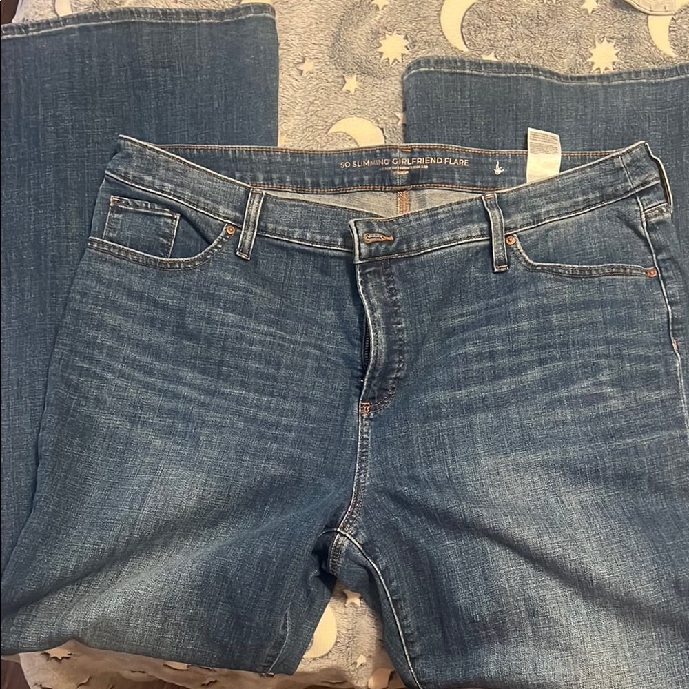 Chico's Blue Flare & Wide Leg Jeans